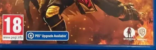 Mortal Kombat 11, the PEGI square on its front