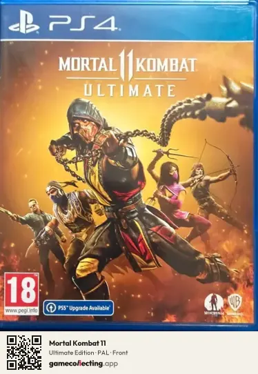 Mortal Kombat 11 PlayStation 4, PAL box front