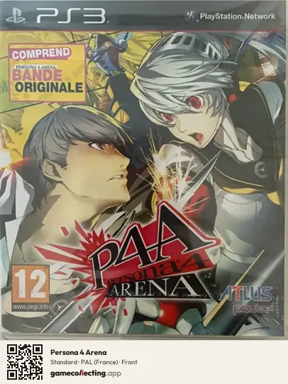 Persona 4 Arena PlayStation 3, France box front