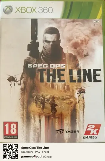 Spec Ops: The Line Xbox 360, PAL box front
