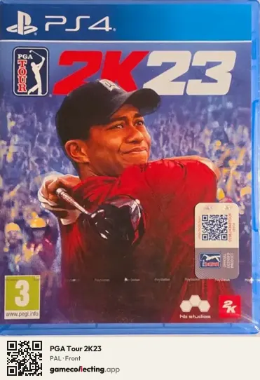 PGA Tour 2K23 PlayStation 4, PAL box front
