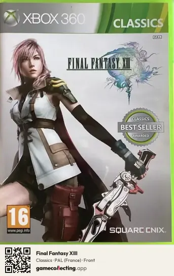 Final Fantasy XIII Xbox 360, France box front