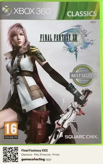 Final Fantasy XIII Xbox 360, France box front