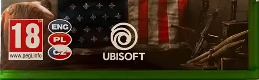 Far Cry 5, the PEGI square on its front