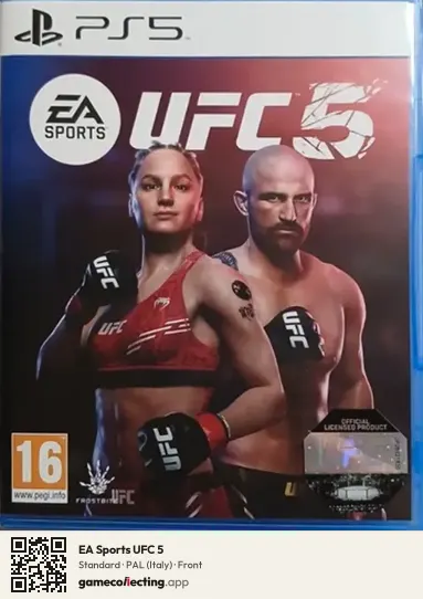 EA Sports UFC 5 PlayStation 5, Italy box front