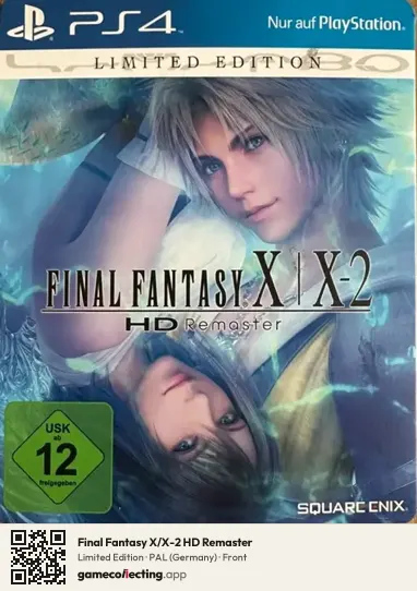 Final Fantasy X/X-2 HD Remaster PlayStation 4, Germany box front