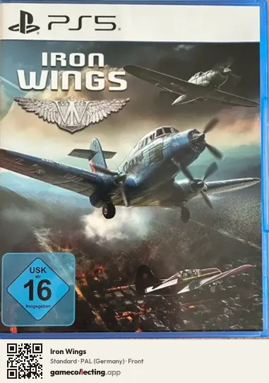 Iron Wings PlayStation 5, Germany box front