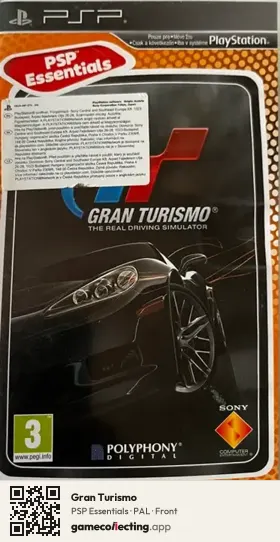 Gran Turismo PlayStation Portable, PAL box front