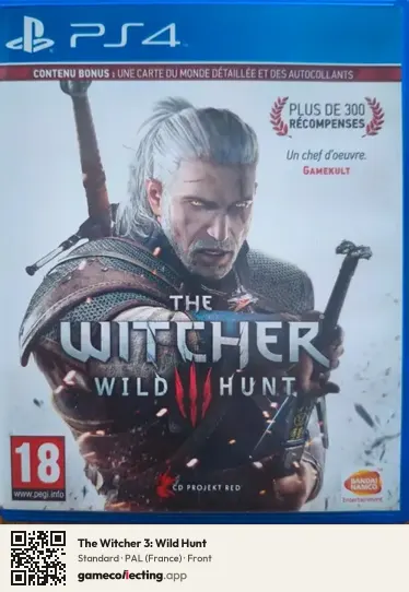 The Witcher 3: Wild Hunt PlayStation 4, France box front