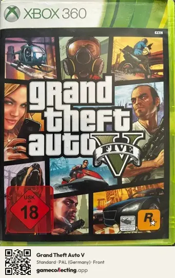 Grand Theft Auto V Xbox 360, Germany box front