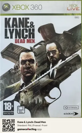 Kane & Lynch: Dead Men Xbox 360, France box front