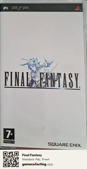 Final Fantasy PlayStation Portable, PAL box front