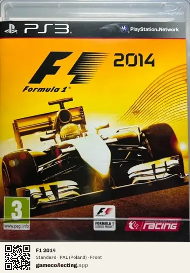 F1 2014 PlayStation 3, Poland box front