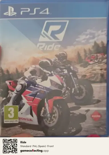 Ride PlayStation 4, Spain box front
