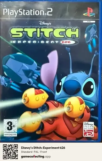 Disney's Stitch: Experiment 626 PlayStation 2, PAL box front