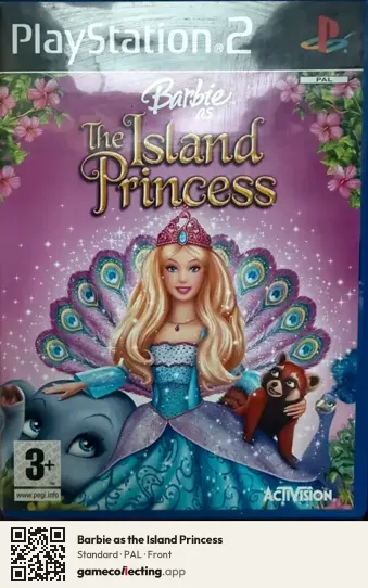 Barbie as the Island Princess PlayStation 2, PAL box front