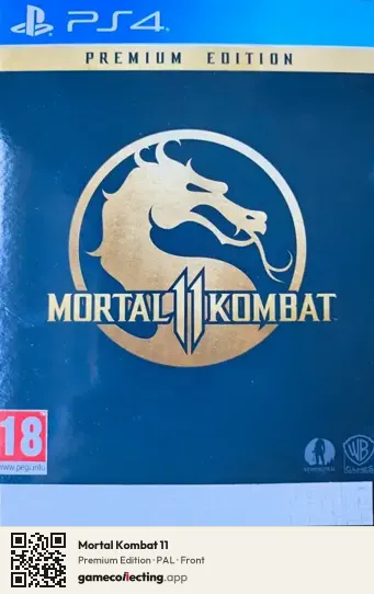 Mortal Kombat 11 PlayStation 4, PAL box front