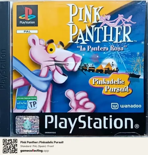 Pink Panther: Pinkadelic Pursuit PlayStation, Spain box front