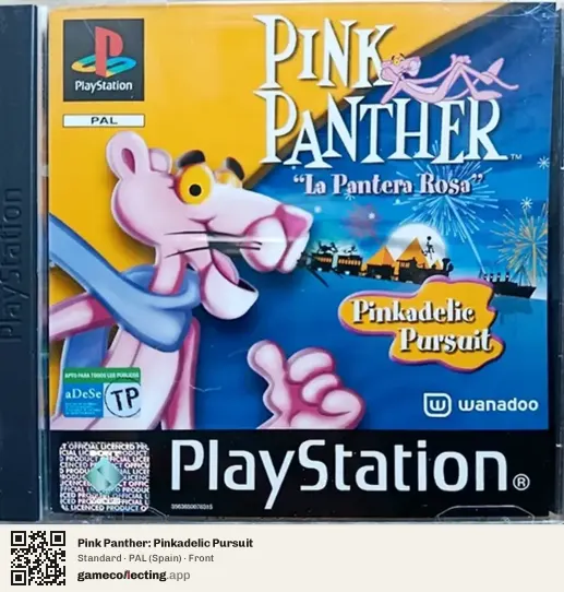 Pink Panther: Pinkadelic Pursuit PlayStation, Spain box front