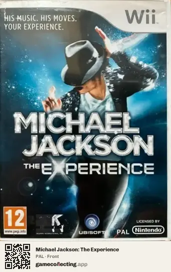 Michael Jackson: The Experience Nintendo Wii, PAL box front