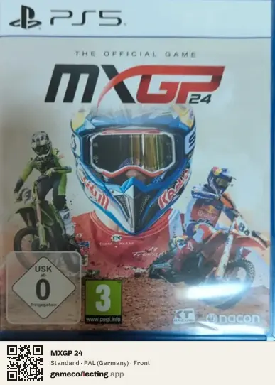 MXGP 24 PlayStation 5, Germany box front