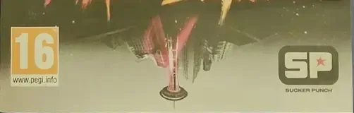 Infamous First Light, the PEGI square on its front