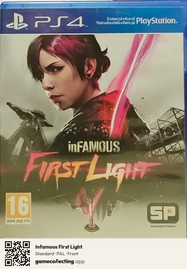 Infamous First Light PlayStation 4, PAL box front
