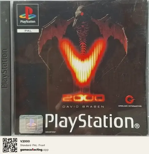 V2000 PlayStation, PAL box front