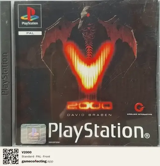 V2000 PlayStation, PAL box front