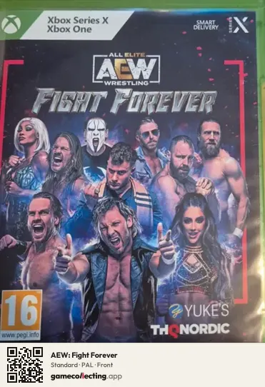 AEW: Fight Forever Xbox Series X, PAL box front