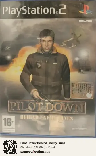 Pilot Down: Behind Enemy Lines PlayStation 2, Italy box front