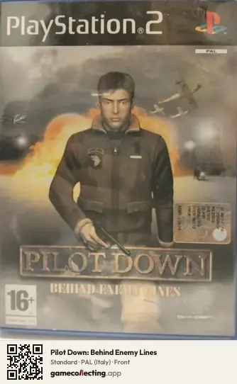 Pilot Down: Behind Enemy Lines PlayStation 2, Italy box front