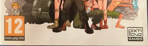 Metal Slug Anthology, the PEGI square on its front