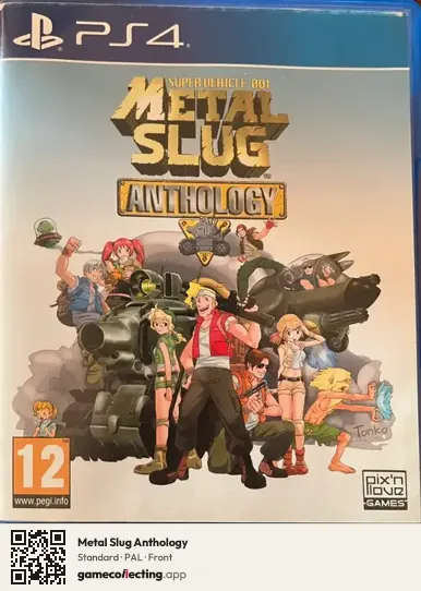 Metal Slug Anthology PlayStation 4, PAL box front