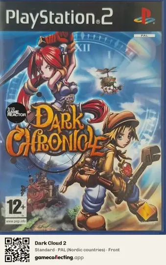 Dark Cloud 2 PlayStation 2, Nordic countries box front