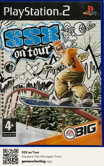 SSX on Tour PlayStation 2, Portugal box front