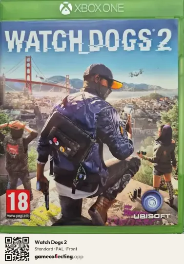 Watch Dogs 2 Xbox One, PAL box front