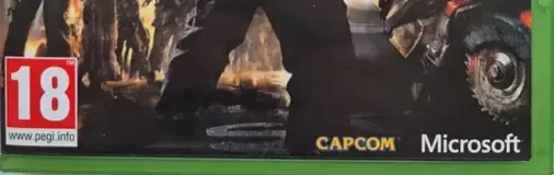 Dead Rising 3, the PEGI square on its front