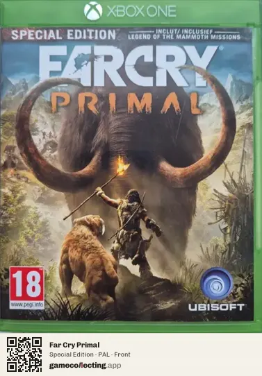 Far Cry Primal Xbox One, PAL box front