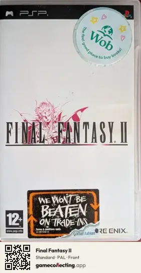 Final Fantasy II PlayStation Portable, PAL box front