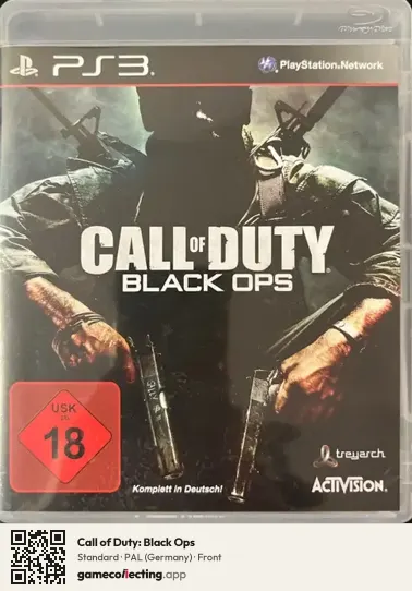 Call of Duty: Black Ops PlayStation 3, Germany box front