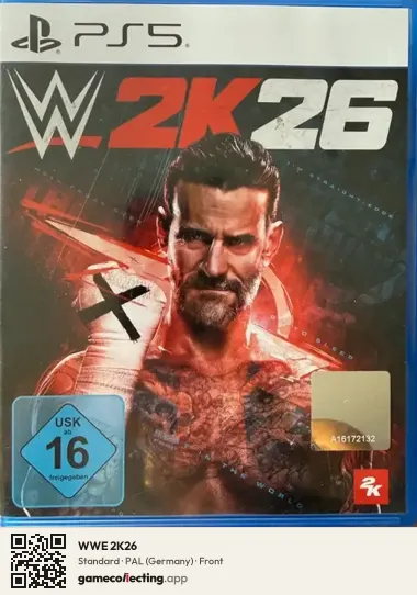 WWE 2K26 PlayStation 5, Germany box front
