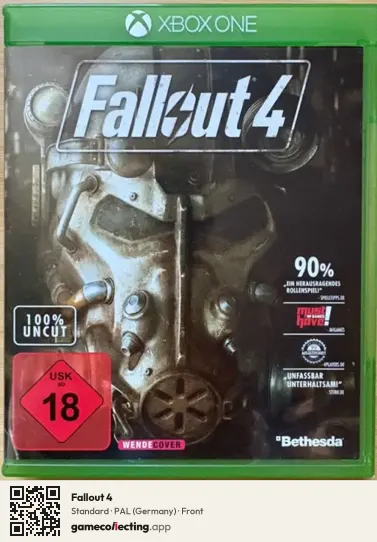 Fallout 4 Xbox One, Germany box front