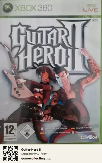 Guitar Hero II Xbox 360, PAL box front