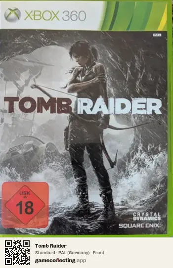Tomb Raider Xbox 360, Germany box front