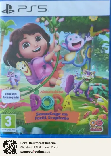 Dora: Rainforest Rescue PlayStation 5, France box front