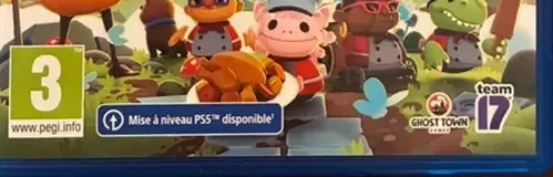 Overcooked! All You Can Eat, the PEGI square on its front