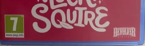The Plucky Squire, the PEGI square on its front