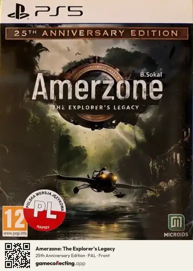 Amerzone: The Explorer's Legacy PlayStation 5, PAL box front