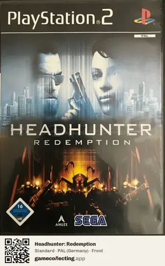 Headhunter: Redemption PlayStation 2, Germany box front